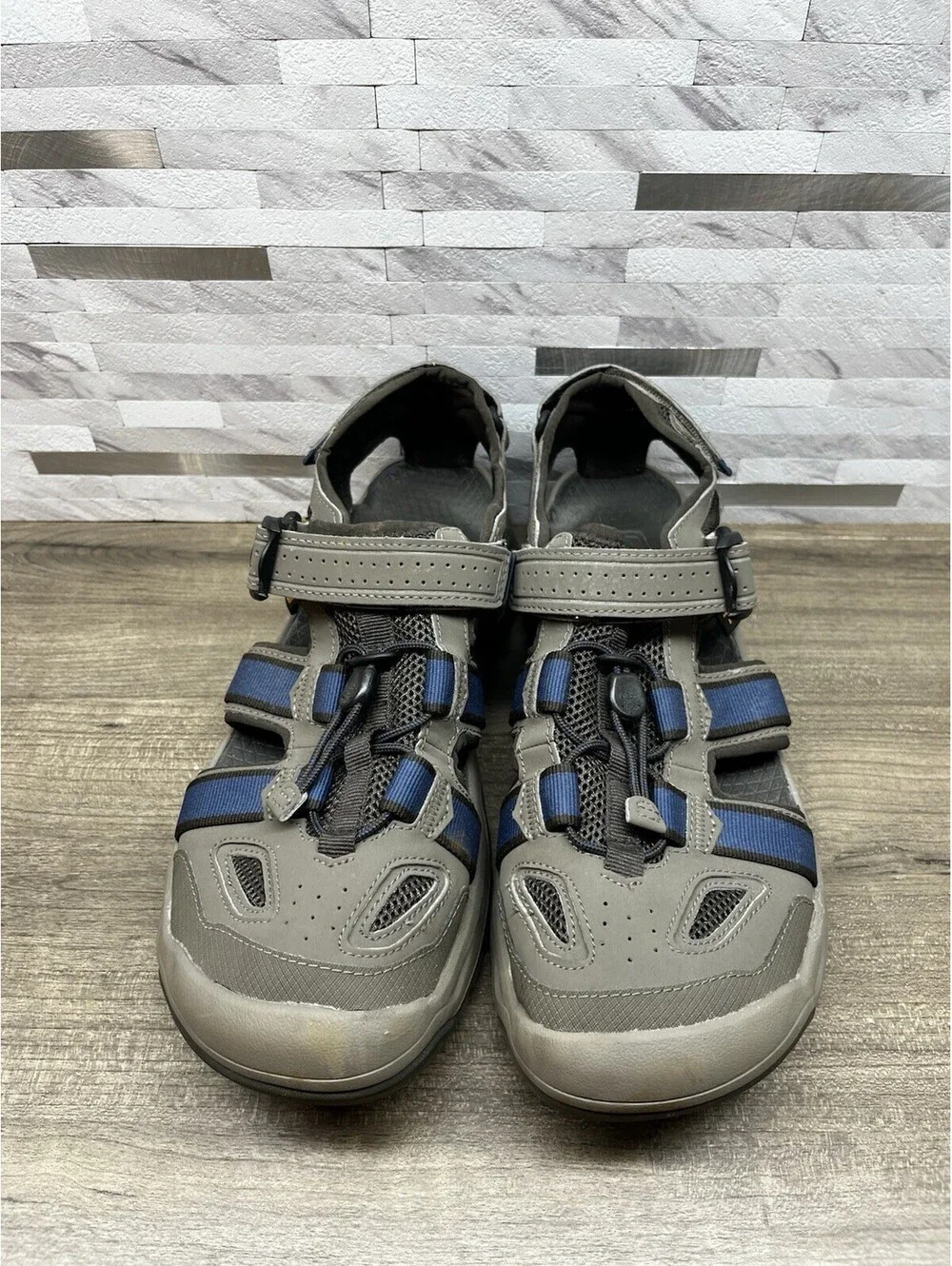 Teva Men's Omnium 2 Sandals, Gray/Blue US Size 10 (Style #1019180)